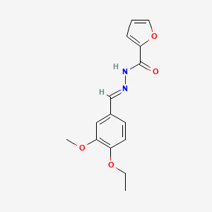 N'-[(E)-(4-ethoxy-3-methoxyphenyl)methylidene]furan-2-carbohydrazide