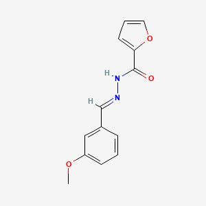 molecular formula C13H12N2O3 B11666265 N'-[(E)-(3-methoxyphenyl)methylidene]furan-2-carbohydrazide 