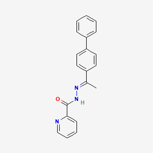 N'-[(1E)-1-(biphenyl-4-yl)ethylidene]pyridine-2-carbohydrazide