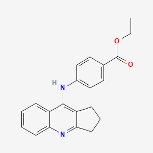 ethyl 4-(2,3-dihydro-1H-cyclopenta[b]quinolin-9-ylamino)benzoate