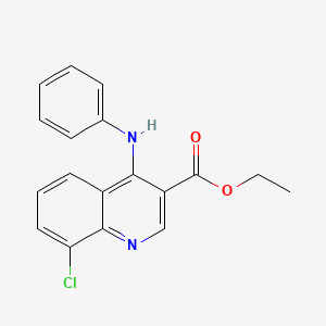 Ethyl 8-chloro-4-(phenylamino)quinoline-3-carboxylate