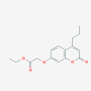 ethyl [(2-oxo-4-propyl-2H-chromen-7-yl)oxy]acetate