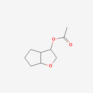 molecular formula C9H14O3 B1166690 3,3a,4,5,6,6a-hexahydro-2H-cyclopenta[b]furan-3-yl acetate CAS No. 118867-24-6