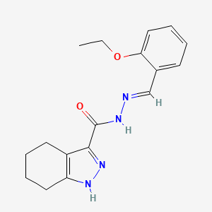 N'-(2-Ethoxybenzylidene)-4,5,6,7-tetrahydro-1H-indazole-3-carbohydrazide