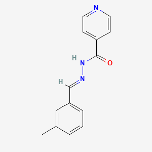 molecular formula C14H13N3O B11667203 N'-(3-methylbenzylidene)isonicotinohydrazide 