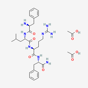 molecular formula C34H52N8O8 B1166735 Phe-Leu-Arg-Phe amide CAS No. 104180-32-7