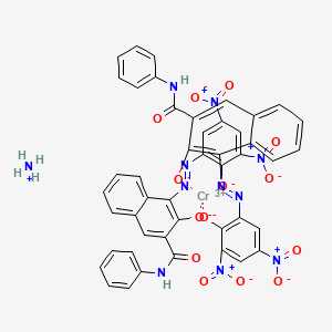 molecular formula C8H7NO2 B1166736 Azanium;chromium(3+);1-[(3,5-dinitro-2-oxidophenyl)diazenyl]-3-(phenylcarbamoyl)naphthalen-2-olate CAS No. 109125-51-1