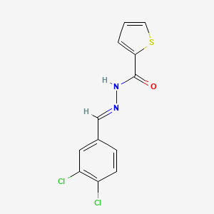 N'-[(E)-(3,4-dichlorophenyl)methylidene]thiophene-2-carbohydrazide