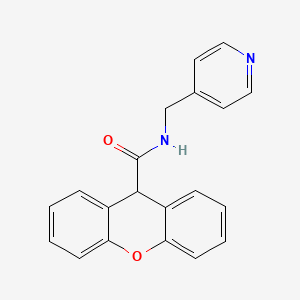 N-(pyridin-4-ylmethyl)-9H-xanthene-9-carboxamide