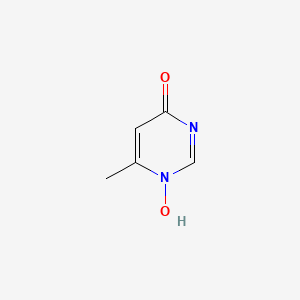 molecular formula C5H6N2O2 B1166765 4-Pyrimidinol,6-methyl-,1-oxide CAS No. 100959-92-0