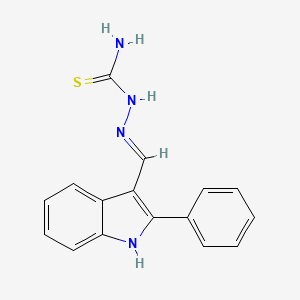 2-((2-Phenyl-1H-indol-3-yl)methylene)hydrazinecarbothioamide