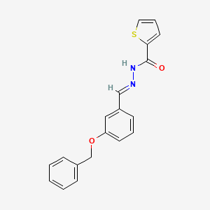 N'-[3-(benzyloxy)benzylidene]-2-thiophenecarbohydrazide