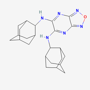 N5,N6-Bis(adamantan-2-YL)-[1,2,5]oxadiazolo[3,4-B]pyrazine-5,6-diamine