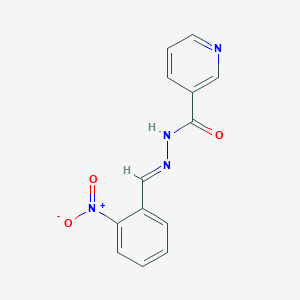 N'-[(E)-(2-nitrophenyl)methylidene]pyridine-3-carbohydrazide