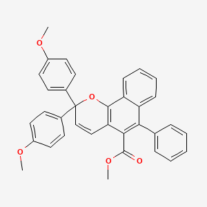 methyl 2,2-bis(4-methoxyphenyl)-6-phenyl-2H-benzo[h]chromene-5-carboxylate