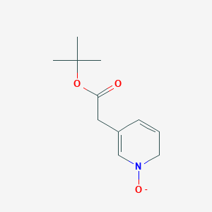 molecular formula C11H17N2O3- B1166834 Tert-butyl 2-(1-oxido-2H-pyridin-5-yl)acetate CAS No. 110295-94-8