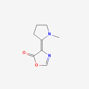 B1166847 4-(1-Methylpyrrolidin-2-ylidene)oxazol-5(4H)-one CAS No. 102713-14-4
