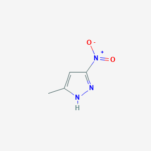 molecular formula C4H5N3O2 B116685 5-甲基-3-硝基-1H-吡唑 CAS No. 34334-96-8