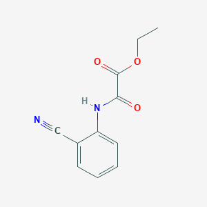 Ethyl [(2-cyanophenyl)amino](oxo)acetate