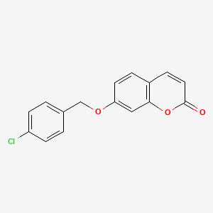 7-[(4-chlorophenyl)methoxy]-2H-chromen-2-one