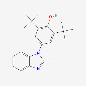 2,6-di-tert-butyl-4-(2-methyl-1H-benzimidazol-1-yl)phenol