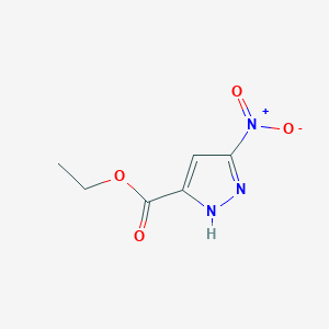 molecular formula C6H7N3O4 B116689 5-硝基-1H-吡唑-3-羧酸乙酯 CAS No. 39846-84-9