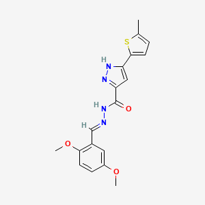 N'-(2,5-Dimethoxybenzylidene)-3-(5-ME-2-thienyl)-1H-pyrazole-5-carbohydrazide