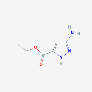 molecular formula C6H9N3O2 B116690 5-氨基-1H-吡唑-3-羧酸乙酯 CAS No. 105434-90-0