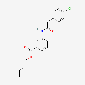 Butyl 3-{[(4-chlorophenyl)acetyl]amino}benzoate