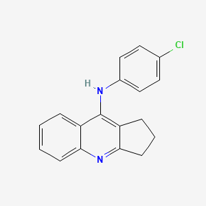 N-(4-chlorophenyl)-2,3-dihydro-1H-cyclopenta[b]quinolin-9-amine