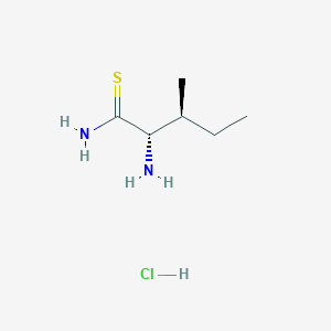 molecular formula C6H15ClN2S B1166929 l-Isoleucine thioamide hydrochloride CAS No. 111013-76-4