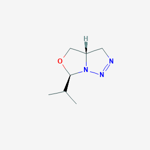 molecular formula C7H13N3O B1166937 (3AS,6R)-6-isopropyl-3,3a,4,6-tetrahydrooxazolo[3,4-c][1,2,3]triazole CAS No. 111209-54-2