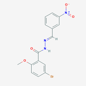 5-Bromo-2-methoxy-N'-(3-nitrobenzylidene)benzohydrazide