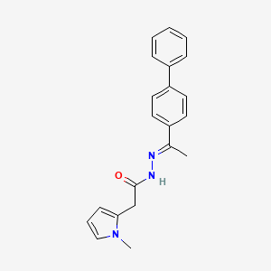 N'-(1-(1,1'-Biphenyl)-4-ylethylidene)-2-(1-methyl-1H-pyrrol-2-YL)acetohydrazide