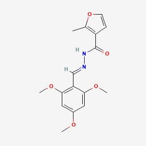 2-methyl-N'-[(E)-(2,4,6-trimethoxyphenyl)methylidene]furan-3-carbohydrazide