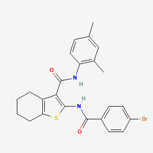 2-{[(4-bromophenyl)carbonyl]amino}-N-(2,4-dimethylphenyl)-4,5,6,7-tetrahydro-1-benzothiophene-3-carboxamide