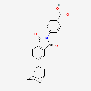 4-[5-(Adamantan-1-YL)-1,3-dioxo-2,3-dihydro-1H-isoindol-2-YL]benzoic acid