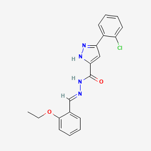 3-(2-Chlorophenyl)-N'-(2-ethoxybenzylidene)-1H-pyrazole-5-carbohydrazide