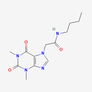 N-butyl-2-(1,3-dimethyl-2,6-dioxo-1,2,3,6-tetrahydro-7H-purin-7-yl)acetamide