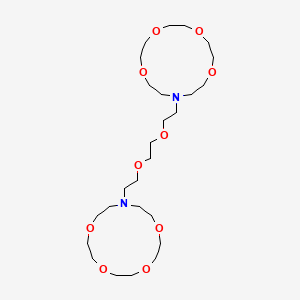 13,13'-[Ethane-1,2-diylbis(oxyethane-2,1-diyl)]bis(1,4,7,10-tetraoxa-13-azacyclopentadecane)