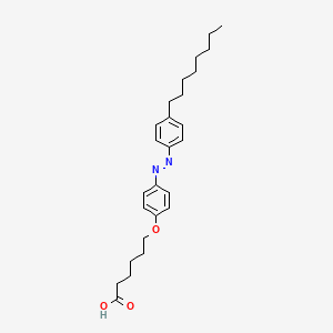 molecular formula C9H10FNO B1167013 (E)-4-Octyl-4'-(5-carboxypentyloxy)azobenzene CAS No. 112360-09-5