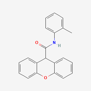 N-(2-methylphenyl)-9H-xanthene-9-carboxamide