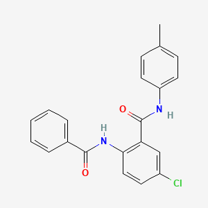 2-(benzoylamino)-5-chloro-N-(4-methylphenyl)benzamide