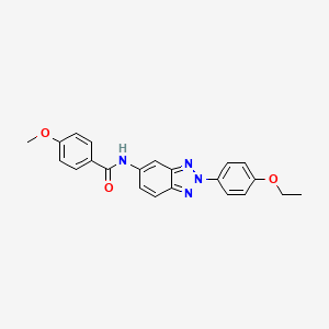 N-[2-(4-ethoxyphenyl)-2H-benzotriazol-5-yl]-4-methoxybenzamide