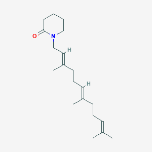 molecular formula C9H12O4 B1167037 1-(3,7,11-Trimethyl-2,6,10-dodecatrienyl)-2-piperidinone CAS No. 119119-87-8