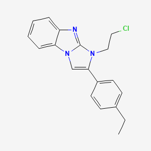 1-(2-chloroethyl)-2-(4-ethylphenyl)-1H-imidazo[1,2-a]benzimidazole