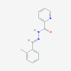 molecular formula C14H13N3O B11670403 N'-[(E)-(2-methylphenyl)methylidene]pyridine-2-carbohydrazide 