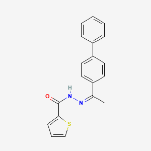 N'-[(1Z)-1-{[1,1'-Biphenyl]-4-YL}ethylidene]thiophene-2-carbohydrazide