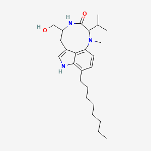molecular formula C25H39N3O2 B1167045 (+)-7-Octylindolactam v CAS No. 123597-54-6