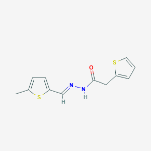 N'-((5-Methyl-2-thienyl)methylene)-2-(2-thienyl)acetohydrazide